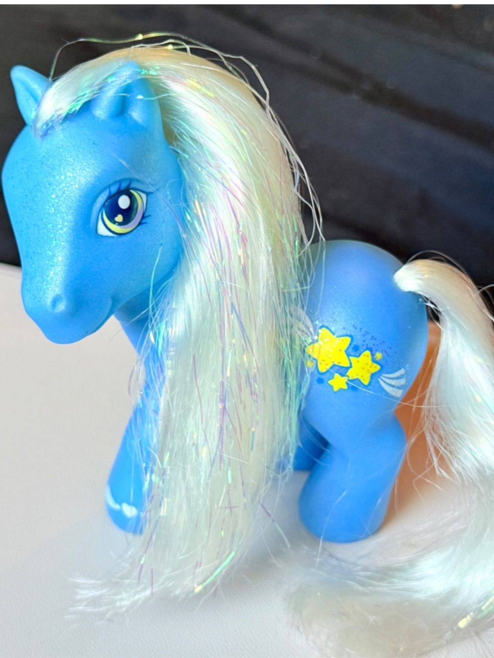 2004 G3 My Little Pony Sparkle Pony Starbeam Blue Shimmer MLP